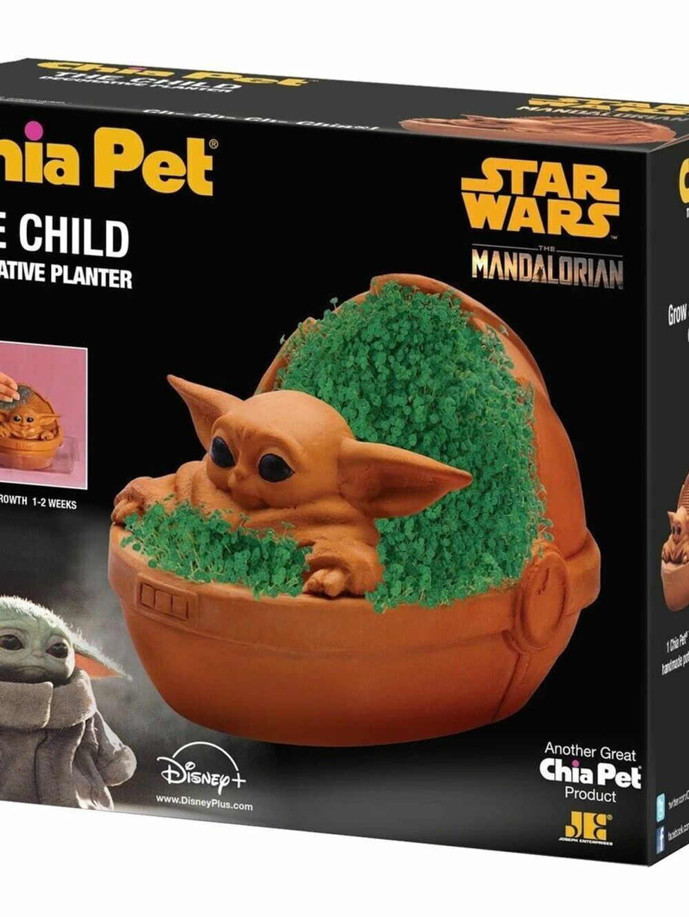 New Star Wars The Mandalorian The Child Baby Yoda Chia Pet Decorative Planter